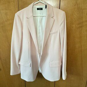 Theory Admiral Crepe Staple Blazer Pink